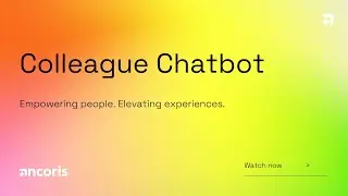 Generative AI Use Case Demo: Colleague Chatbot
