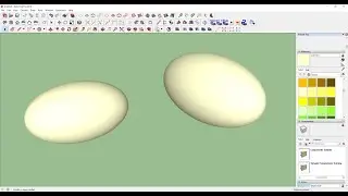 sketchup 3d egg shape