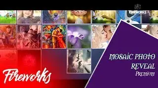 After Effects Free Template | videohive Premium Slideshow mosaic photo reveal