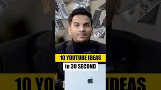 10 Best YouTube Channel Ideas in 30 Seconds 🔥 