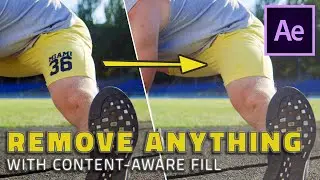 Object REMOVAL ❌ with CONTENT-AWARE FILL in After Effects