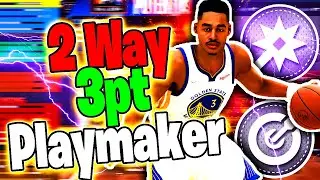 GLITCHED DEMIGOD NBA 2K22 NEXT GEN 2 WAY 3PT PLAYMAKER BUILD BEST GUARD BUILD IN NBA 2K 22 NEXT GEN