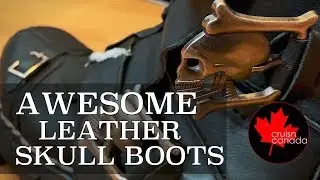 American Legend Rider Handmade Leather Skull Boots | Awesome!