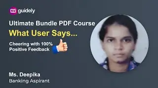 What User Says | Guidely Ultimate Bundle Pdf course | Ms. Deepika