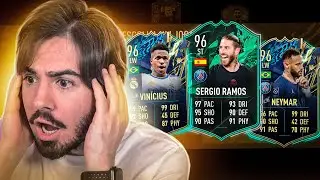 OLHA ESSE TRIO!!! VINI E NEY TOTS JUNTO COM SERGIO RAMOS MUTANTE!!! FUT DRAFT FIFA 22