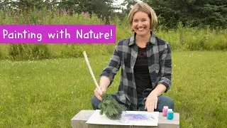 DIY Nature Paint Brushes | Painting with Nature | Art Projects for Kids