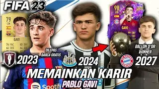 Gw Simulasi Karirnya Gavi Jika Dia Dilepas Gratisan Oleh Barcelona - FIFA 23 Career Mode Indonesia