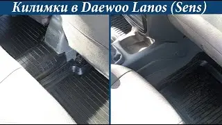 Килимки гумові в Daewoo Lanos (Sens).