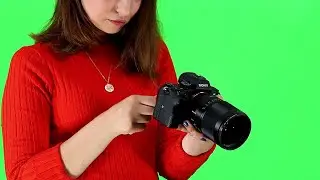 a woman photographer taking pictures | no copyright | Chroma key   Free Green Screen Effects