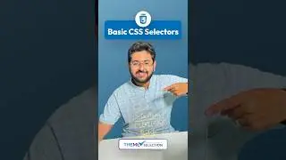 Types of CSS Selectors - Part 1: Basic CSS Selector Series🧑‍💻 #css #csstutorial #css3  #cssselector