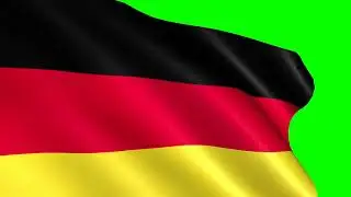 Germany Flag #2 - 4K Green Screen FREE high quality effects