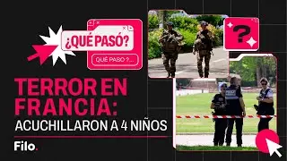 TERROR en FRANCIA: acuchillaron a cuatro niños y dos adultos | Nico Bron