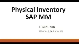 Physical inventory sap mm | sap mm basics | sap mm tutorials | sap course #swaminath #learntowin