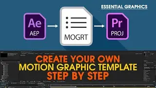 Create your Own MOGRT files in After Effect for Premiere Pro