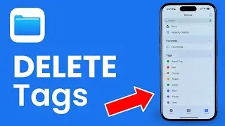 How to Delete Tags on Files App on iPhone