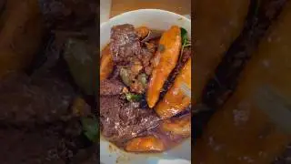 🇹🇹Stewed Beef and Dumplings. Watch the full step by step tutorial on this channel. #beefstew #beef