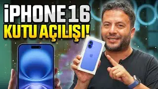 iPhone 16 kutu açılımı! 64.999TL değer mi?