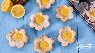 Flower Tarts with White Chocolate Lemon Filling