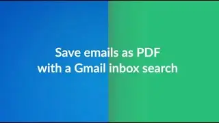 Save Emails as PDF: How to save email search results in pdf with an email to PDF converter