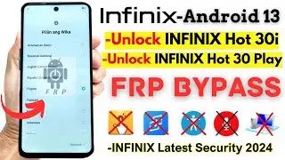 -Unlock INFINIX HOT 30i / HOT 30 Play FRP Bypass [Without PC] Infinix Frp Google Account -No Xshare!