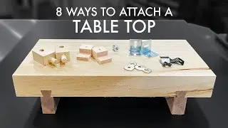 8 Ways to Attach a Table Top to PREVENT CRACKING