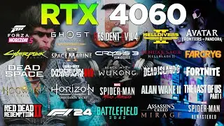 RTX 4060 : Test in 25 Games (1080p/1440p)