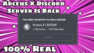 NEW arceus x discord server is out (check comments)