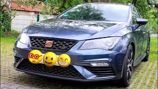 Установка газовых упоров (амортизаторов капота) на Seat Leon MK3 5F 2012-2020🚗