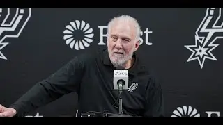 2023-24 San Antonio Spurs Season | Gregg Popovich Post-Game Interview 10.27.2023