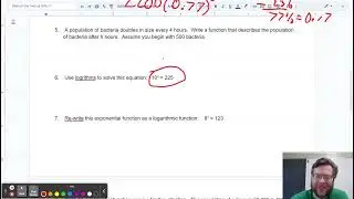 Quick Review of Exponents and Logarithms