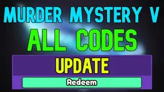 New Murder Mystery V Codes | Roblox Murder Mystery V Codes (May 2024)