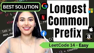 Longest Common Prefix - LeetCode 14 - Python #leetcode