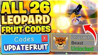 ALL 26 SECRET FREE LEOPARD DEVIL FRUITS CODES IN BLOX FRUITS! Roblox