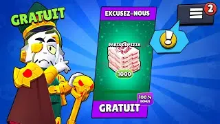 RÉCOMPENSES de COMPENSATION 🔥 suite au SCANDALE du BUG des PARTS de PIZZA sur Brawl Stars