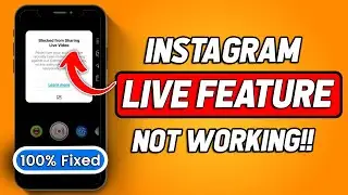 How to Fix Your Account is Not Eligible to Use This Feature Instagram Live Error