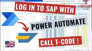 Log in to SAP with Power Automate and call a Transaction [english]