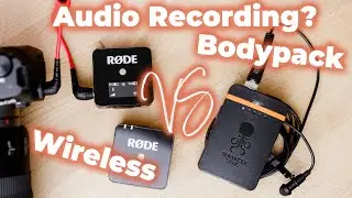 Wireless Microphone Systems vs Body Pack Audio Recorders (Tentacle Track E vs Røde Wireless GO II)