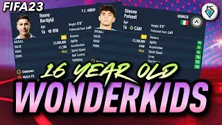 THE BEST CAREER MODE WONDER KIDS - AGE: 16 (FIFA 23)