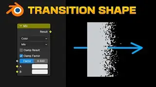 Custom your TRANSITION with Textures in Blender - Geometry Nodes