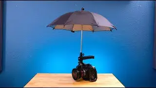 Camera Hot Shoe Umbrella Sun shade. MUST HAVE!