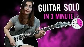 How To Make A Guitar Solo In ONE MINUTE 🎸🔥