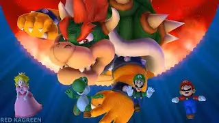 Mario Party 10 - Chaos Castle - Peach vs Yoshi vs Luigi vs Mario (Bowser Party)