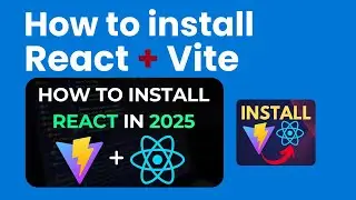 How to install React Vite on Windows 2025 | Vite React Installation Guide