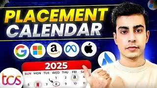 Placement & Internship Calendar 2025 | Off-Campus Hiring | Google, Amazon, Microsoft