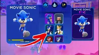 *NEW* MOVIE SONIC SKIN IN SONIC SPEED SIMULATOR!! (New Code!)