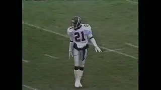 Atlanta Falcons vs Chicago Bears (November 11, 1990) "Deion Sanders Makes A Business Decision"