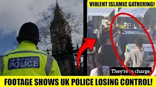 SHOCKING Footage Shows UK Police Lose Control At Islamic Gathering!