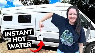 The EASIEST Van Hot Water Heater Install | Mercedes Sprinter Conversion