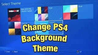 How To Change Background Theme On Ps4