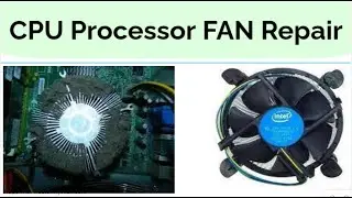 how to repair stuck CPU processor fan